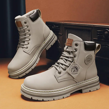 Men's (unisex) High Top Leather Boots (various colors)