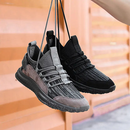 Men's Lightweight Mesh Shoes (black or grey)