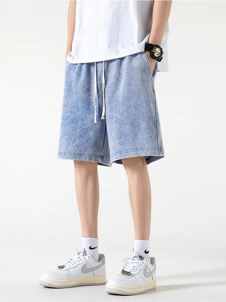 Summer Distressed Cotton Sweatshorts (various colors)