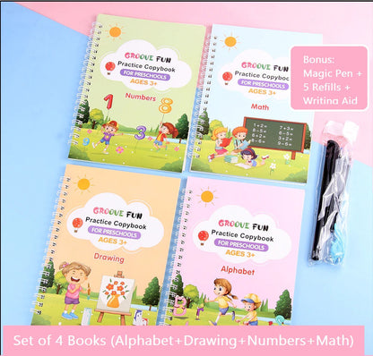 BrightChild Reusable Educational Handwriting Tool & Copy Book