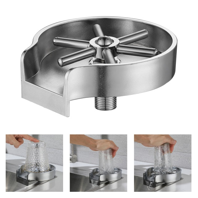 Cup Rinser for Kitchen Sink