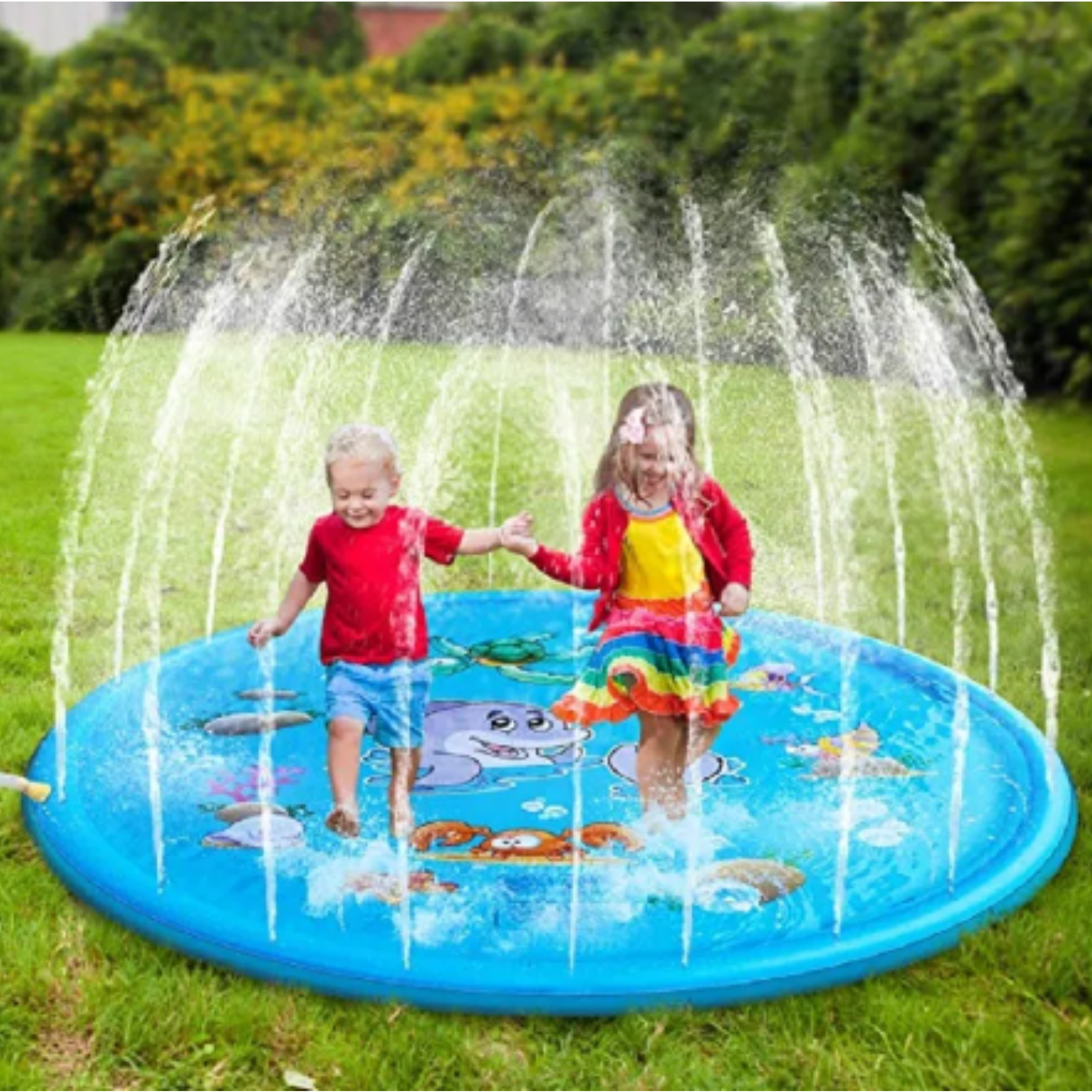 Splash Pad Sprinkler for Children & Dogs