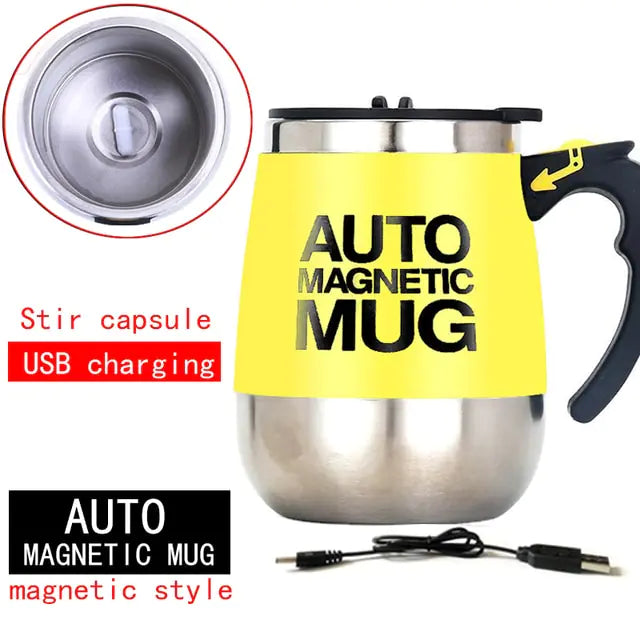 Self Stirring Magnetic Mug (various styles)