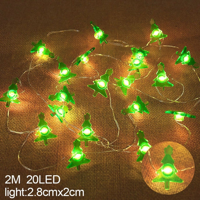 LED Snowflake Christmas Lights