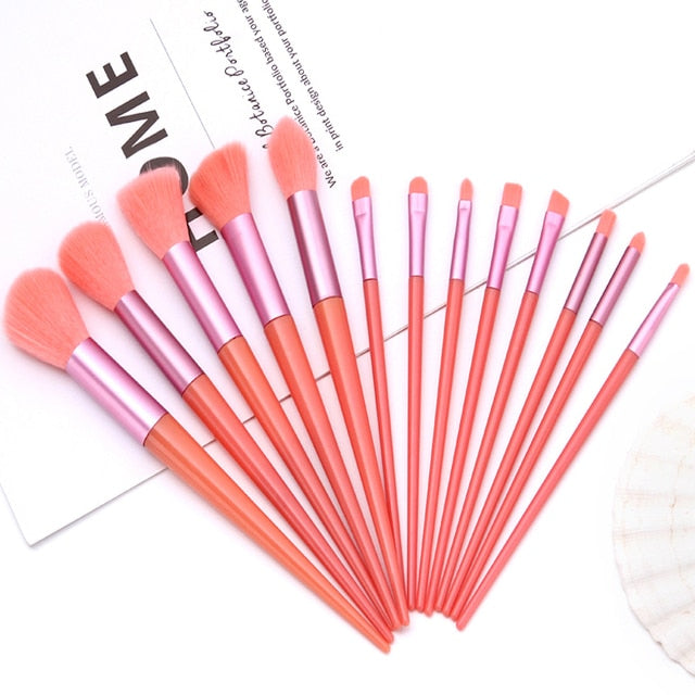 13 Piece Makeup Brush Sets (various colors)