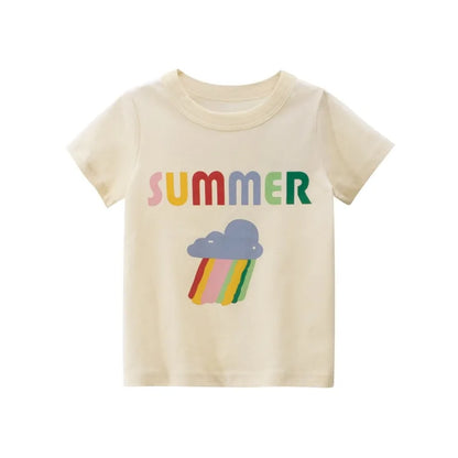 Children's Cartoon Short Sleeve T-Shirt