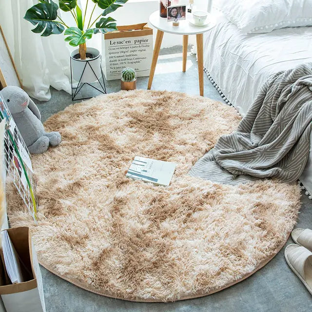 Warm Thick Round Rugs