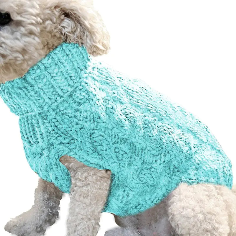 Winter pet Clothes - Twist Dog & Cat Sweaters