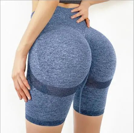 Slim Fit High Waist Soft Nylon Yoga Shorts (10 colors)