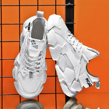 Men's High-top Sneakers - Fashionable Chunky Shoes