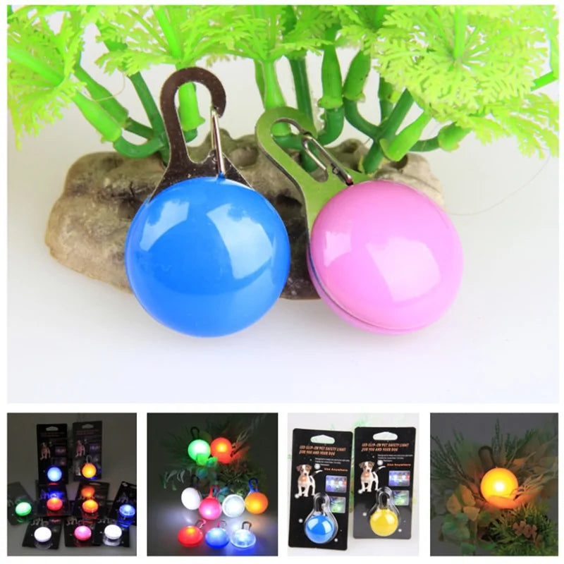 Pet Glowing Night Safety Collar Pendant