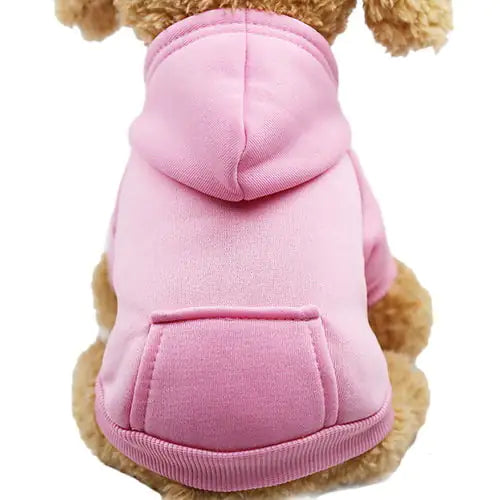 Soft Fleece Pet Dog Hoodie (various colors)