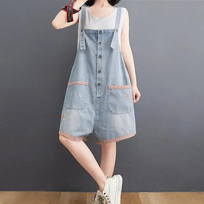 Summer Denim Rompers (various shades)