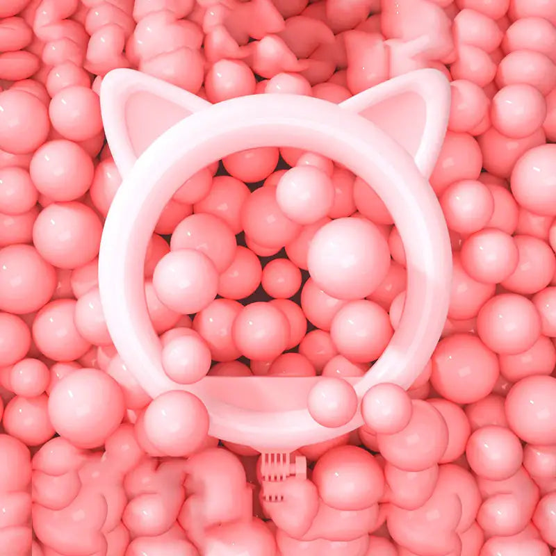 Ring Light With Cat Ear-Shaped Design (black or pink)