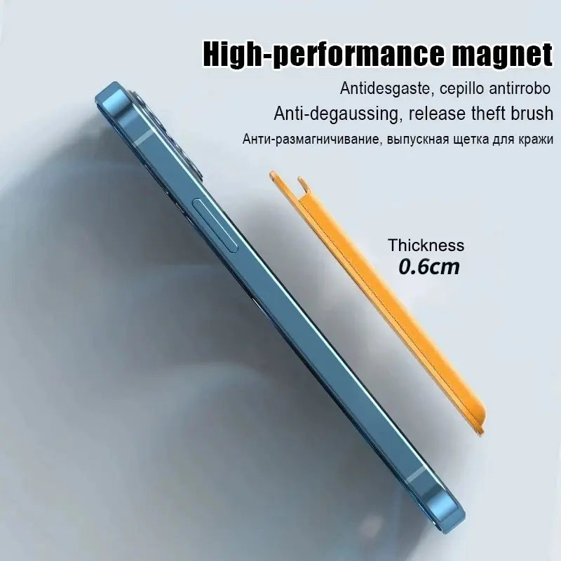 Magsafe Magnetic Leather Card Clip For iPhone 14 Pro Max (various colors)