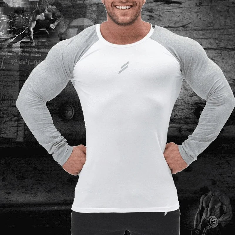 Men's Slim Fit Long Sleeve T-shirts (various colors l