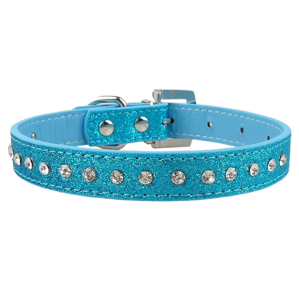 Rhinestone Adjustable Collars (various colors & styles)