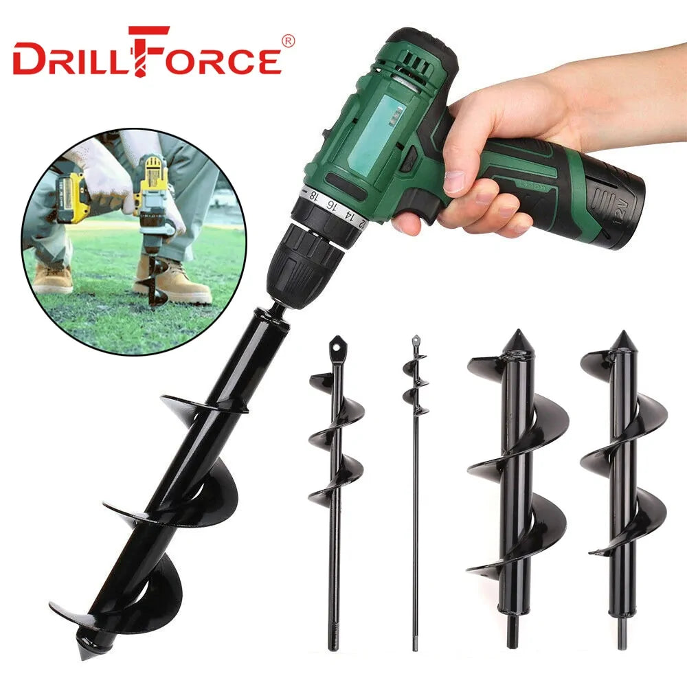 Garden Planter Auger Spiral Drill Bit