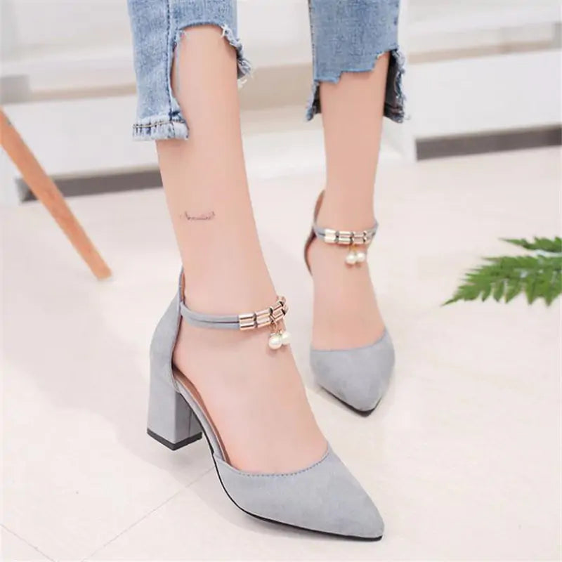 Pointed Toe Pumps Shoes (various colors)