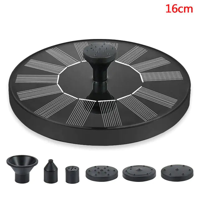 Mini Solar Water Fountain Pool Pond Waterfall Fountain Garden Decoration