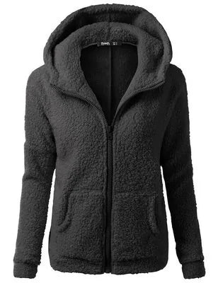 OLGITUM Women's Hooded Fleece Jacket (various colors)