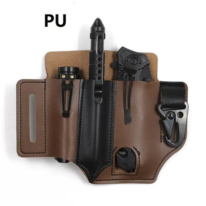 Tactical Multi Tool Belt Leather Bag