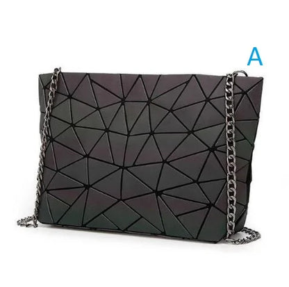 Women's Hot Luminous Geometric Laser Bag