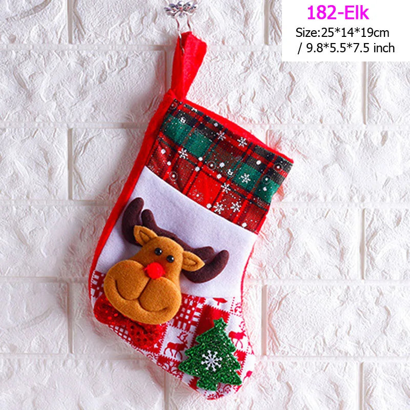 22 Different Christmas Stockings (Santas, Snowmen, Bears...)