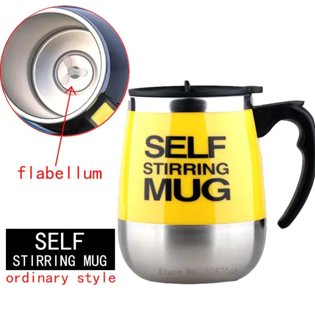 Self Stirring Magnetic Mug (various styles)