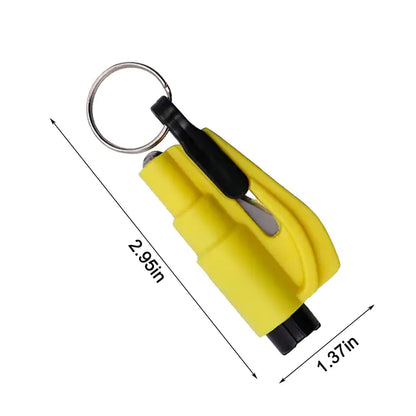 2 in 1 Car Safety Hammer Keychain