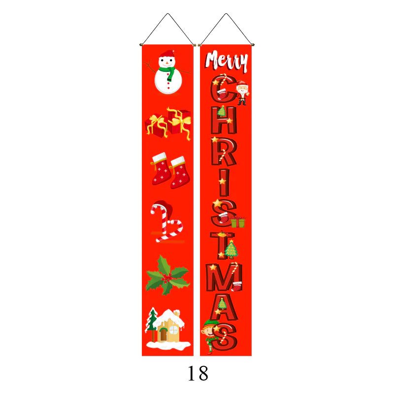 Christmas Door Banner Decoration