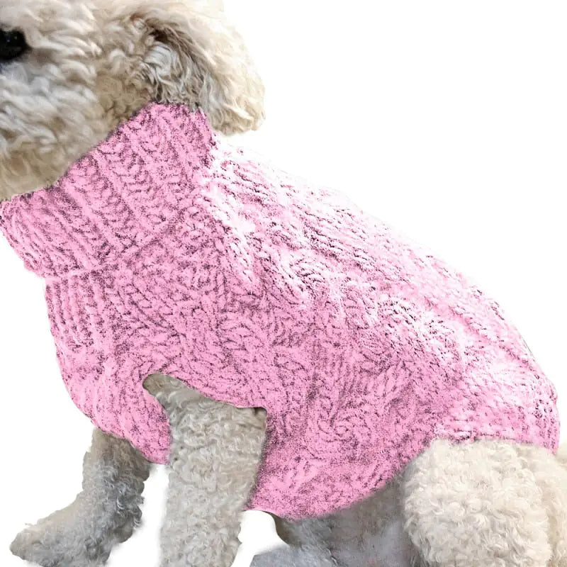 Winter pet Clothes - Twist Dog & Cat Sweaters