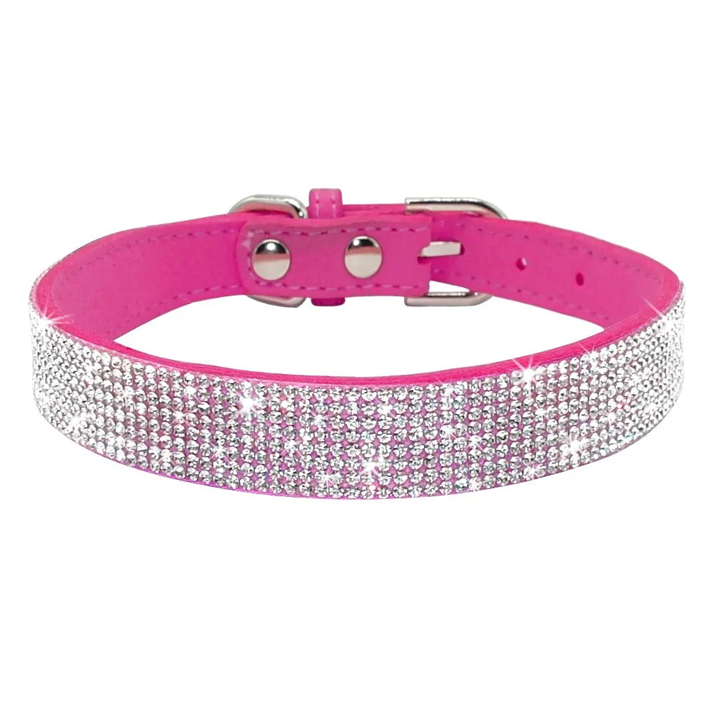 Rhinestone Adjustable Collars (various colors & styles)