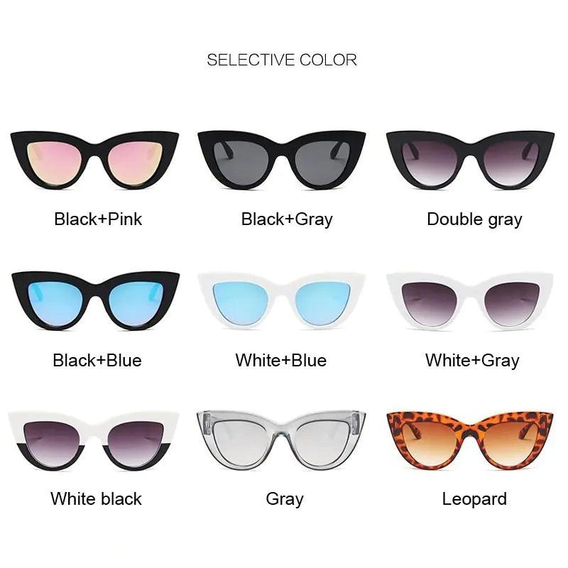 Cat Eye Fashion Sunglasses (various colors)