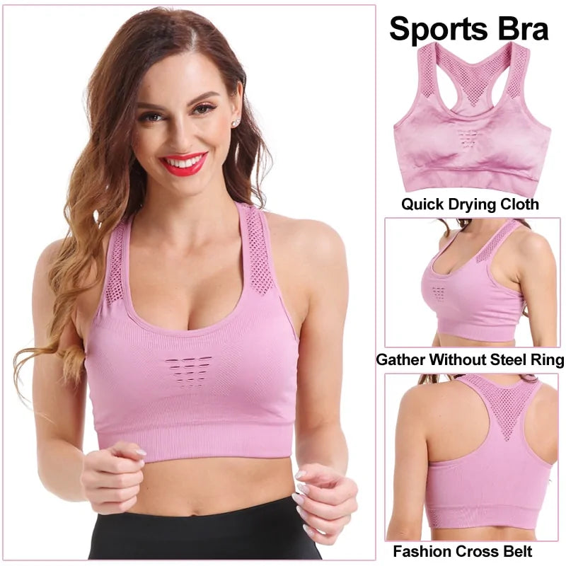 High Impact Seamless Sports Bra for Workout (5 colors)