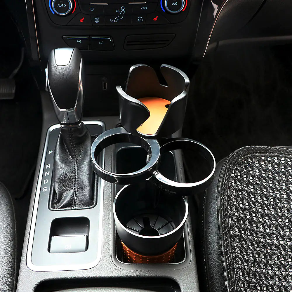 3 in 1 Car Cup Holder, Phone Mount, and Storage Organizer