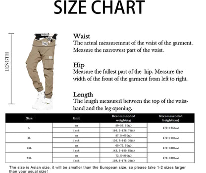 Thick Warm Fleece Cargo Pants (3 shades)