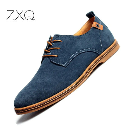 Suede Oxfords Men Leather Shoes (various colors)