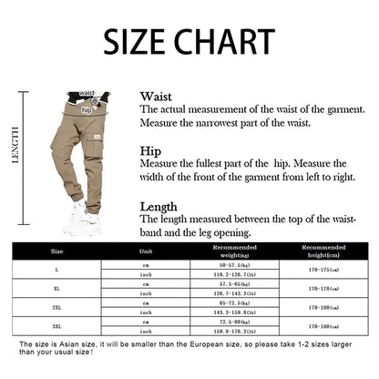 Thick Warm Fleece Cargo Pants (3 shades)