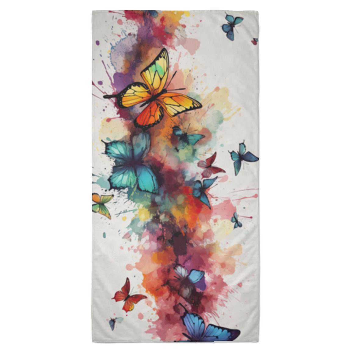 Towel - Oversized Butterflies, - 35" x 70"