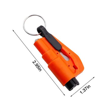 2 in 1 Car Safety Hammer Keychain