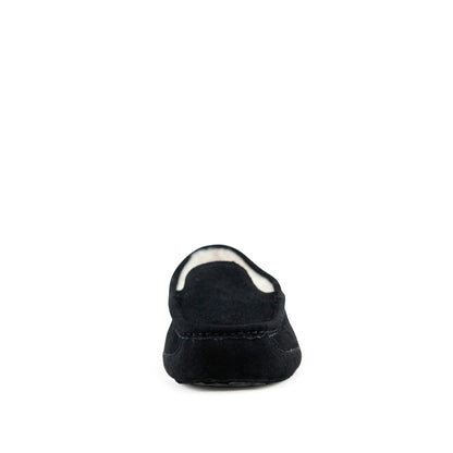 Men's Fluffy Toasty Black Slippers