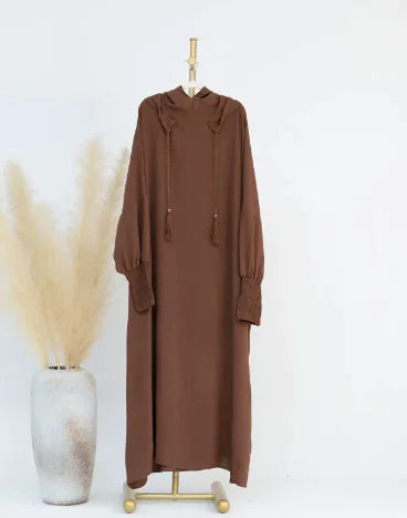 Dubai Turkey Solid Color Dress