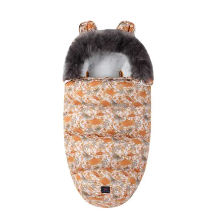 Baby Sleeping Bag with Fur Collar (various colors)