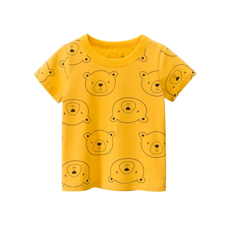 Children's Cartoon Short Sleeve T-Shirt