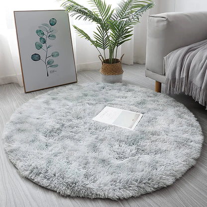 Warm Thick Round Rugs