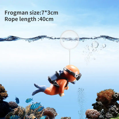 Aquarium Frogman Ornaments