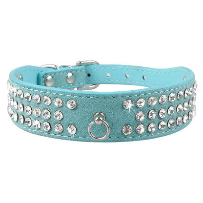 Rhinestone Adjustable Collars (various colors & styles)