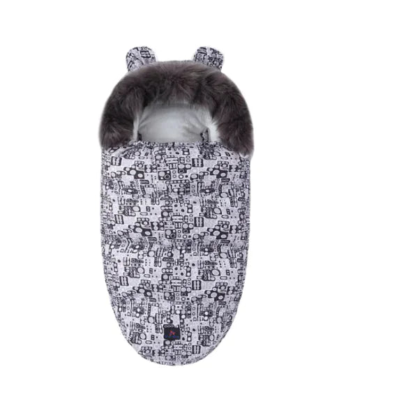 Baby Sleeping Bag with Fur Collar (various colors)