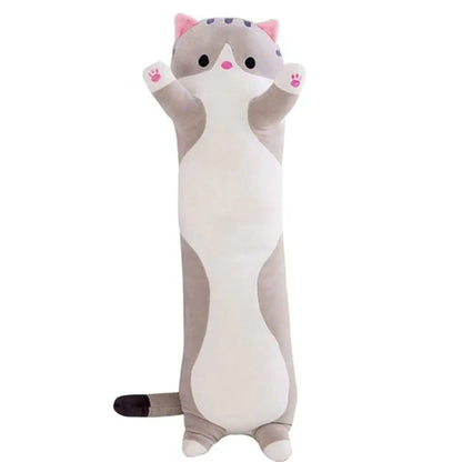 Cuddly Cat Side-Sleeper Body Pillow